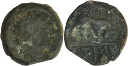 Massalia - Petit Bronze Au Taureau Chargeant - MASSA/LIHTWN - 150-130 BC - R - 13-121 - Keltische Münzen
