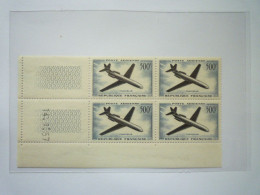 2023 - 1808  BLOC De 4  P.A. N°36  Avec Coin Daté   1957   XXX - Poste Aérienne