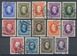 Slovaquie 1939 Mi 25-42X+Y +97 (Yv 22-9+46A), Obliteré - Used Stamps