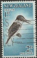 NEW ZEALAND 1960 Health Stamp - 2d.+1d - Sacred Kingfisher FU - Gebraucht