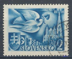 Slovaquie 1942 Mi 104 (Yv 76), Obliteré - Used Stamps