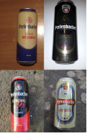 4 Lattine - Birra Perlenbacher - 50 Cl - ( Vuote ) - Dosen