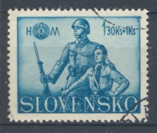 Slovaquie 1942 Mi 95 (Yv 65), Obliteré - Used Stamps