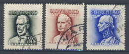 Slovaquie 1943 Mi 111+132-3 (Yv 86+98-9), Obliteré - Used Stamps