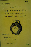 Publication Témoignages  Du Passé EMBOURIE ( Dpte 16) - Poitou-Charentes
