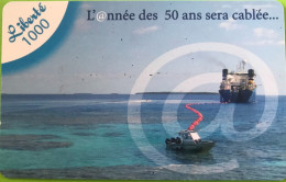 NOUVELLE-CALEDONIE  -  Liberté 1000 - OPT -  " L'année Des 50 Ans Sera Cablée .. " - Neukaledonien