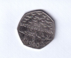 GREAT BRITAIN-2015-BATTLE OF BRITAIN-CIRCULATED-AS SCAN. - 50 Pence