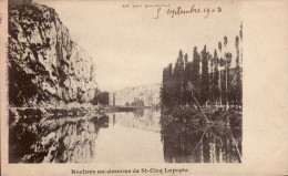 ROCHERS AU-DESSOUS DE SAINT-CIRQ-LAPOPIE     ( LOT ) - Saint-Cirq-Lapopie