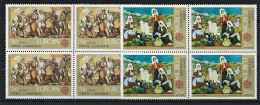 1975 - -  TURKISH  STAMPS - UMM  EUROPA - BLOCK OF 4 - 1975