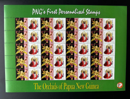 Papua New Guinea PNG 2007 Mi. 1244 Personalized Pope Pape Jean Johannes John Paul II Orchids Flowers - Orquideas