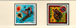 WALLIS   LUXE NEUF SANS CHARNIERE  232/233 ANNEE ENFANCE - Unused Stamps