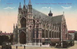 BELGIQUE - Bruxelles - Eglise Notre Dame Des Victoires (Quartier Du Sablon) - Colorisé - Carte Postale Ancienne - Monumenti, Edifici