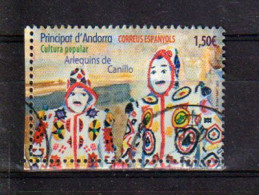 2021. Cultura Popular. Arlequines De Canillo, Sello Cancelado 1ª Calidad - Used Stamps