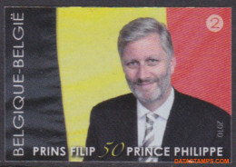 België 2010 - Mi:4081, Yv:4016, OBP:4035, Stamp - □ - King Philip - 2001-…