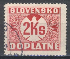 Slovaquie 1940 Mi P 21 (Yv TT 21), Obliteré - Used Stamps