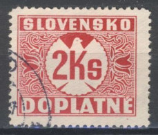 Slovaquie 1940 Mi P 21 (Yv TT 21), Obliteré - Gebraucht