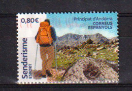 2021. Senderismo En Andorra / Trekking In Andorra / Randonnées.  Timbre Oblitéré 1 ère Qualité - Gebruikt