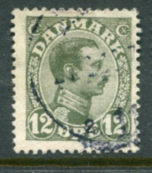 DENMARK 1918 King Christian X Definitive 12 Øre  Used..  Michel 99 - Gebraucht