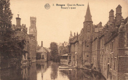 BELGIQUE - Bruges - Quai Du Rosaire - Carte Postale Ancienne - Brugge