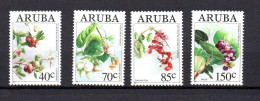 Aruba 1994 Set Flowers/Plants/Fruit Stamps (Michel 144/47) Nice MNH - Curaçao, Nederlandse Antillen, Aruba