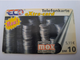 DUITSLAND/ GERMANY  / PREPAIDS CARD / ECO EXTRA/ COINS ON CARD  ON CARD       /  € 10,-     USED  CARD **14854** - K-Serie : Serie Clienti