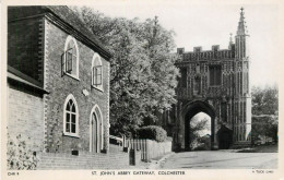 England Colchester St John's Abbey Gateway Real Photo Tuck Card - Colchester