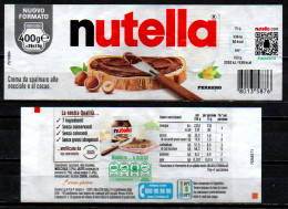 # Etichetta Nutella - Fascetta Da Barattolo Da 400 G - Altri & Non Classificati