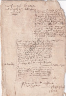Sint-Laureins-Berchem/Oudenaken - Manuscript - 1629   (V2657) - Manuscrits