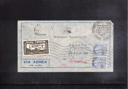 Brazil 1934 Zeppelin Condor Lufthansa Airmail Letter Brazil - Germany - Storia Postale