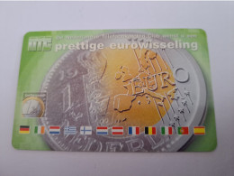NETHERLANDS /  PREPAID/ NTC CLUB/ MEMBERCARD / EURO COIN ON CARD /  €  1,-   - MINT  CARD  ** 14867** - Pubbliche