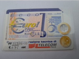 ITALIA LIRE 10000 / EURO COIN ON CARD /  EURO COIN ON CARD    PREPAID   ** 14868** - Public Ordinary