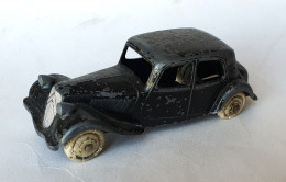 VOITURE - AUTOMOBILE - DINKY TOYS CITROEN 11BL Fab. En France MECCANO 24N Noire 1/43 è - Dinky