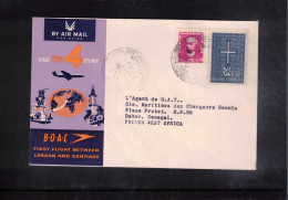 Brazil 1960 BOAC Comet 4 Jetliner First Flight Sao Paulo - Dakar - Storia Postale