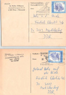 ÖSTERREICH - 2 POSTKARTEN 1976 GRAZ - MARKKLEEBERG/GDR / 2082 - Covers & Documents