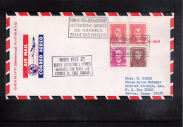 Brazil 1963 Braniff International Airways First Flight Rio De Janeiro - Guayaquil - Storia Postale