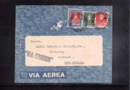 Argentina 1934 Airmail Letter Via Condor To Great Britain - Covers & Documents