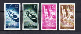 Spannish Guinea 1953 Set Insects/butterfly Stamps (Michel 295/98) MNH - Guinea Española