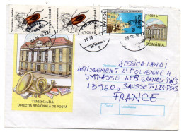 Roumanie-1998-lettre Illustrée TIMISOARA   De CRAIOVA Pour SAUSSET LES PINS-13(France) Timbres (insectes)....cachet - Lettres & Documents