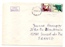 Pologne-2001-lettre De Pologne Pour SAUSSET LES PINS-13(France) Timbres Sur Lettre....cachet - Cartas & Documentos