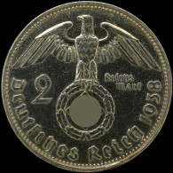 LaZooRo: Germany 2 Mark 1938 A XF - Silver - 2 Reichsmark