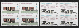 1987 - -  TURKISH  STAMPS - UMM  EUROPA - BLOCK OF 4 - Nuovi