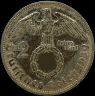 LaZooRo: Germany 2 Mark 1939 D XF Paul - Silver - 2 Reichsmark