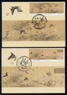 TAIWAN (2023) Cartes Maximum Cards - Taipei 2023 39th Asian Stamp Exhibition, Myriad Butterflies, Papillons, Mariposas - Tarjetas – Máxima