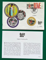 Great Britain 2007 Spirit Of The 60's England's World Cup Win Coin Cover (0978) - 2001-10 Ediciones Decimales