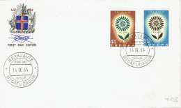 Island / Iceland - Mi-Nr 385/386 FDC (K1813) - 1964