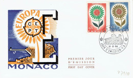 Monaco - Mi-Nr 782/783 FDC (K1817) - 1964