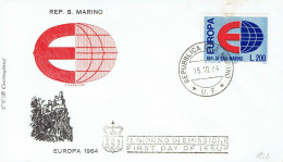 San Marino - Mi-Nr 826 FDC (K1822) - 1964