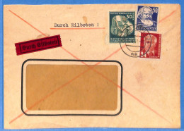 Allemagne DDR 1951 Lettre Durch Eilboten De Dresden (G22005) - Lettres & Documents
