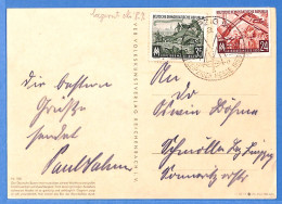 Allemagne DDR 1953 Carte Postale De Leipzig (G22015) - Covers & Documents