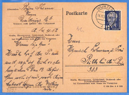 Allemagne DDR 1952 Carte Postale De Wurzen (G22018) - Covers & Documents